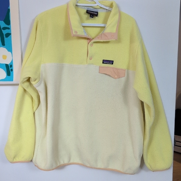 Patagonia Women's Synchilla XXL Bright Yellow - Picture 2 of 4